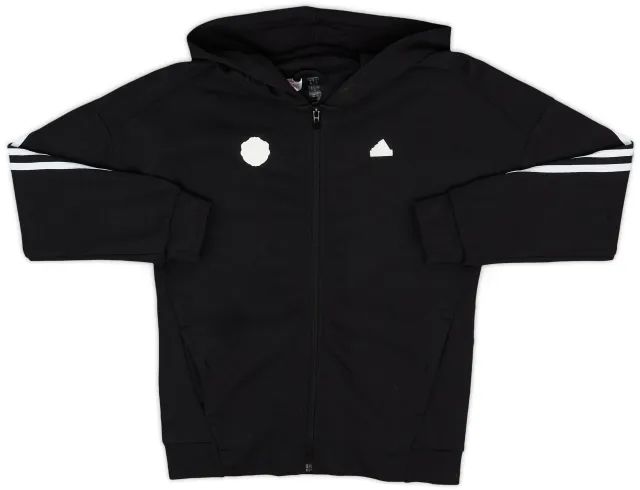 2022-23 Manchester United adidas Hooded Zip Top - 6/10 - (M.Boys)