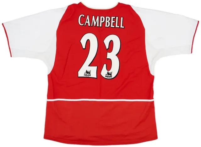 2002-04 Arsenal Home Shirt Campbell #23 - 8/10 - (XL)