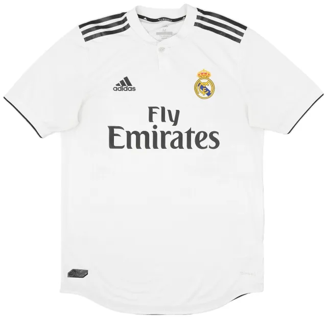 2018-19 Real Madrid Authentic Home Shirt - 8/10 - (M)