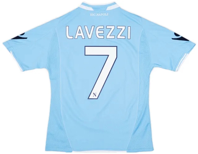 2009-10 Napoli Home Shirt Lavezzi #7 (Women's M)