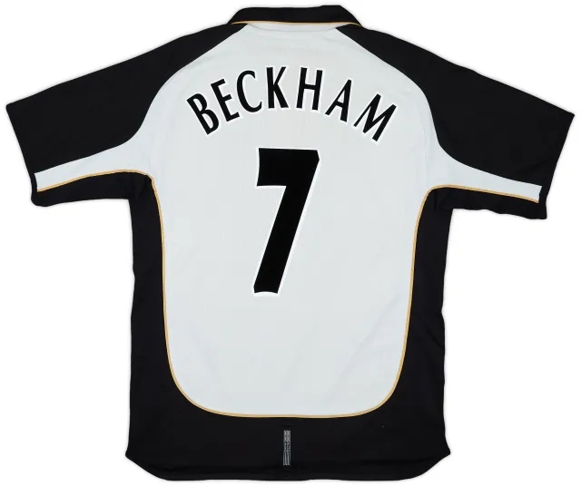 2001-02 Manchester United Centenary Away/Third Shirt Beckham #7 - 5/10 - (M)