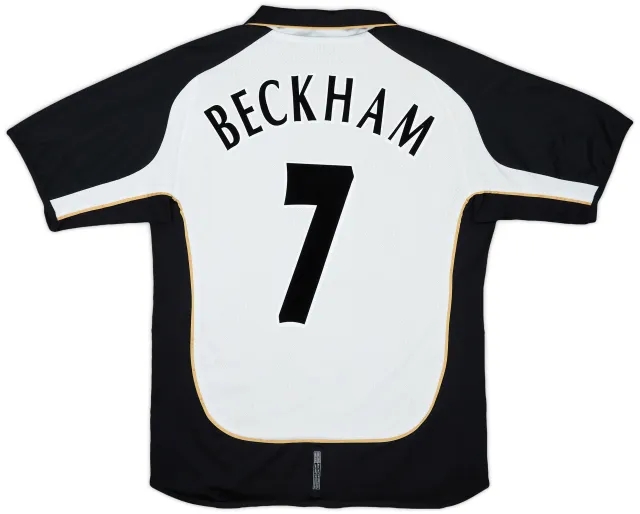 2001-02 Manchester United Centenary Away/Third Shirt Beckham #7 - 5/10 - (M)