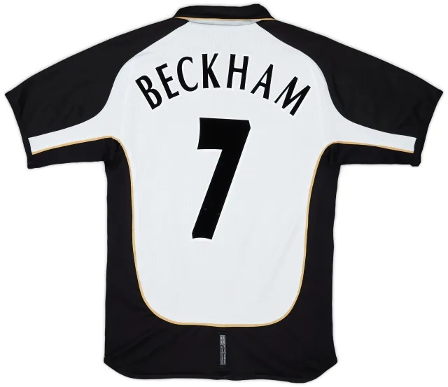2001-02 Manchester United Centenary Away/Third Shirt Beckham #7 - 7/10 - (S)
