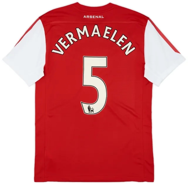 2011-12 Arsenal Home Shirt Vermaelen #5 - 7/10 - (M)