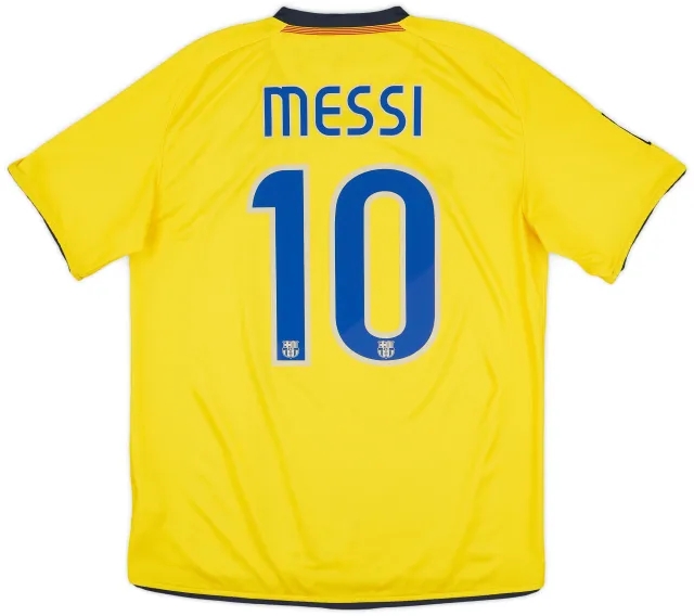 2008-10 Barcelona Away Shirt Messi #10 - 7/10 - (M)