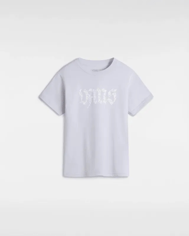 Vans - Little Kids Daisy Break T-Shirt (2-8 Years), Grey