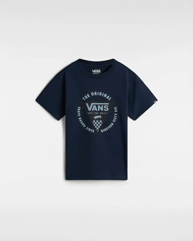 Vans - Little Kids Patched In T-Shirt (2-8 Years), Blue