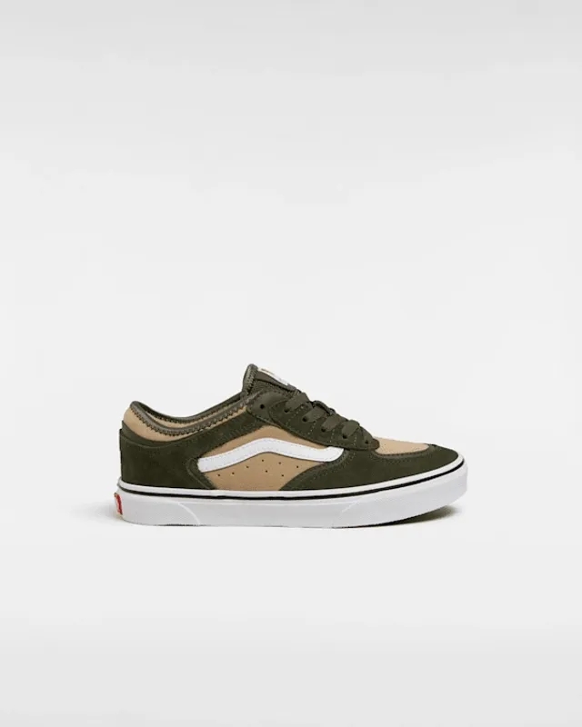 Vans - Kids Rowley Classic Shoes (8-14 Years), Green