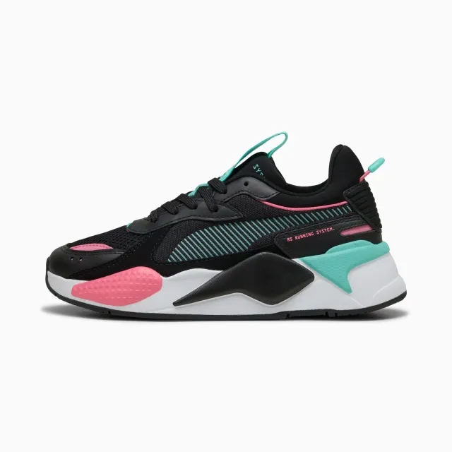 PUMA RS-X Reinvention Trainers, Black/Aquatic, size 10