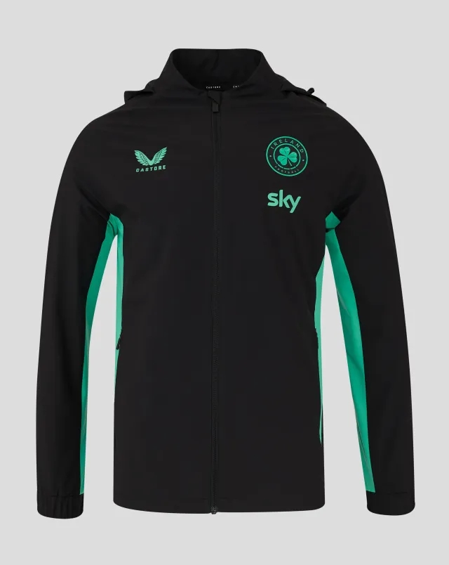 Castore Ireland Men's Training Shower Jacket 25/26 - Caviar