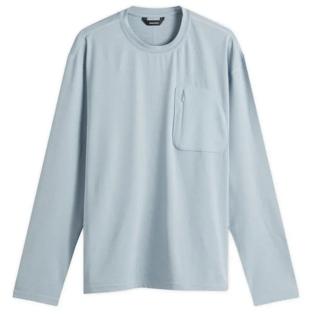 Hiking Patrol Men's Long Sleeve T-Shirt Light Blue