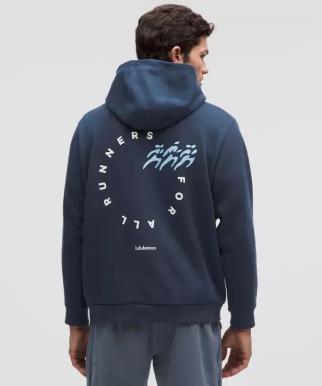 lululemon – Men's Steady State Pullover Hoodie Graphic – Color Blue – Size L