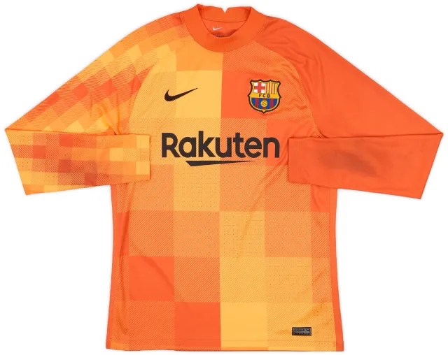 2021-22 Barcelona GK Shirt - 7/10 - (M)