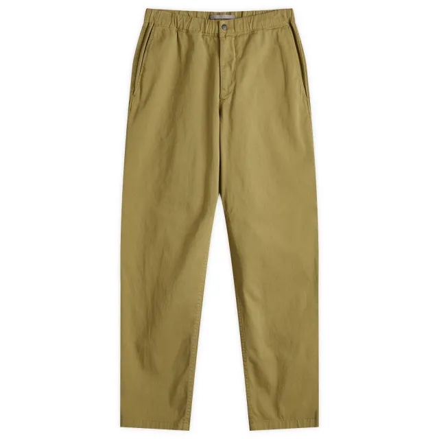 Norse Projects Men's Ezra Relaxed Twill Trousers Moss Green