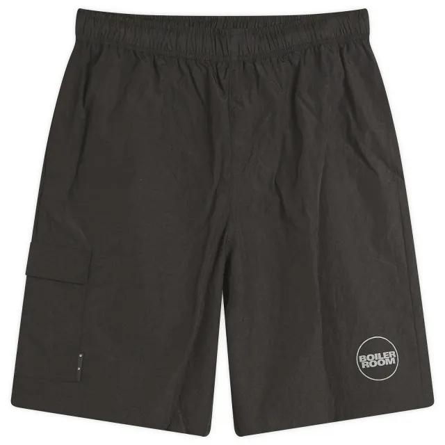 Boiler Room Men's Logo Board Shorts Black