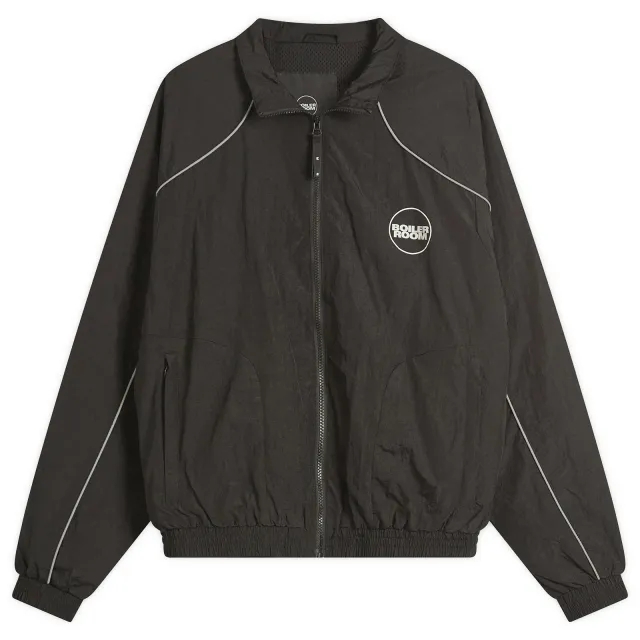 Boiler Room Men's Shell Track Jacket Black