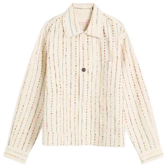 Kardo Men's Bodhi Embroidered Jacket Neutral