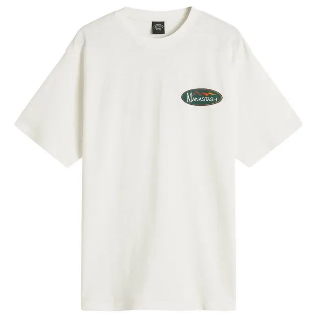 Manastash Men's Hemp Original Logo T-Shirt White