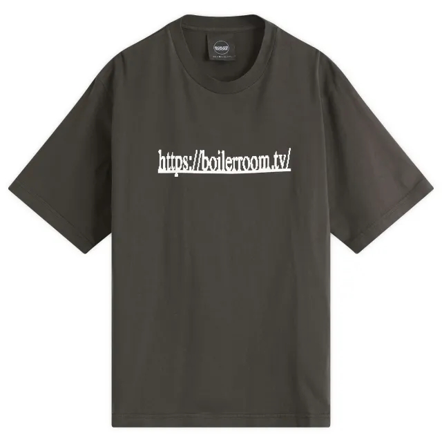 Boiler Room Men's TV Logo T-Shirt Black