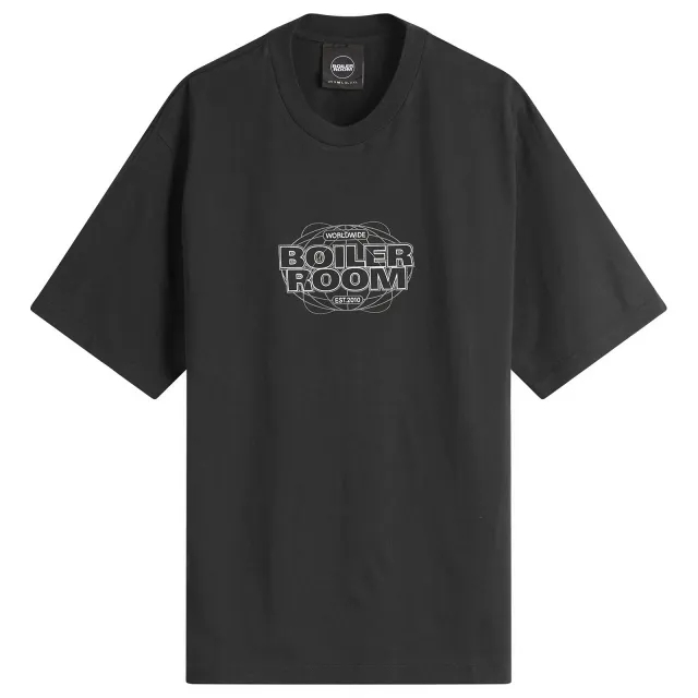 Boiler Room Men's World Tour T-Shirt Black