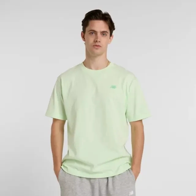 New Balance Men's Athletics Cotton T-Shirt in Green