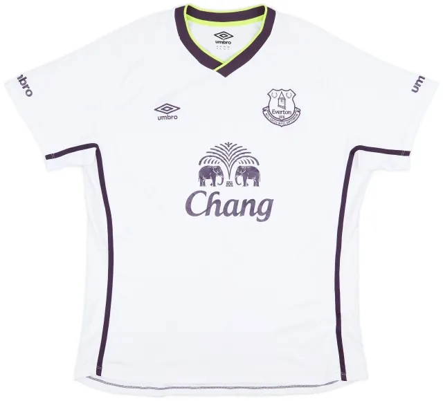 2014-15 Everton Third Shirt Baines #3 - 7/10 - (XL)
