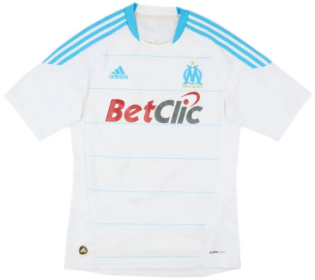 2010-11 Olympique Marseille Home Shirt Gignac #10 - 6/10 - (M)