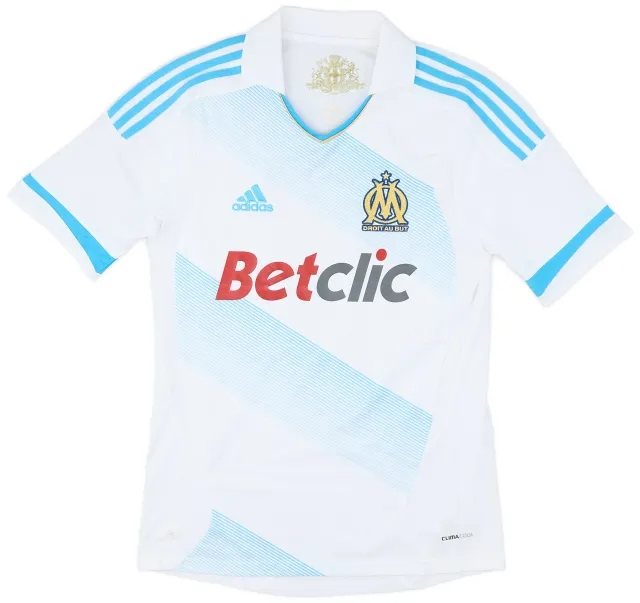 2011-12 Olympique Marseille Home Shirt Gignac #10 - 8/10 - (S)