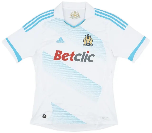 2011-12 Olympique Marseille Home Shirt Gignac #10 - 9/10 - (L)