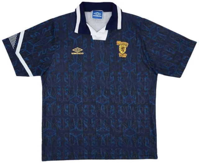 1991-94 Scotland Home Shirt - 8/10 - (L)