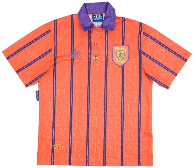 1993-95 Scotland Away Shirt - 8/10 - (L)