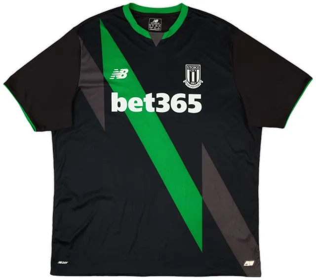 2015-16 Stoke City Away Shirt Crouch #25 - 7/10 - (XXL)