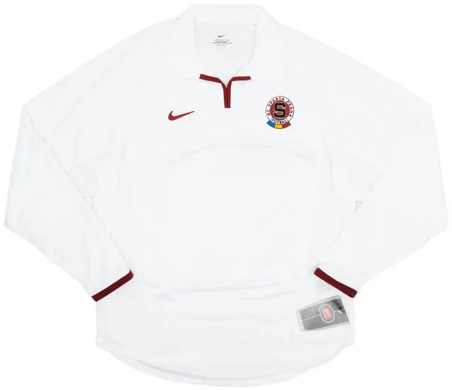 2001-02 Sparta Prague Player Issue Away L/S Shirt (M)