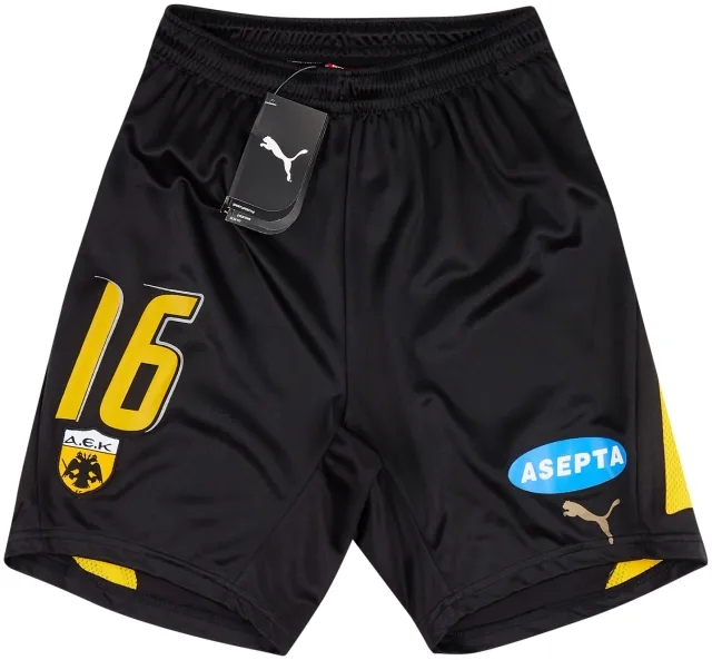 2007-08 AEK Athens Away Shorts # (XL.Kids)
