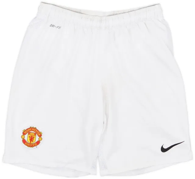 2011-12 Manchester United Home Shorts - 6/10 - (M)