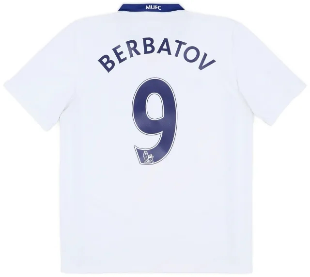 2008-10 Manchester United Away Shirt Berbatov #9 - 7/10 - (S)