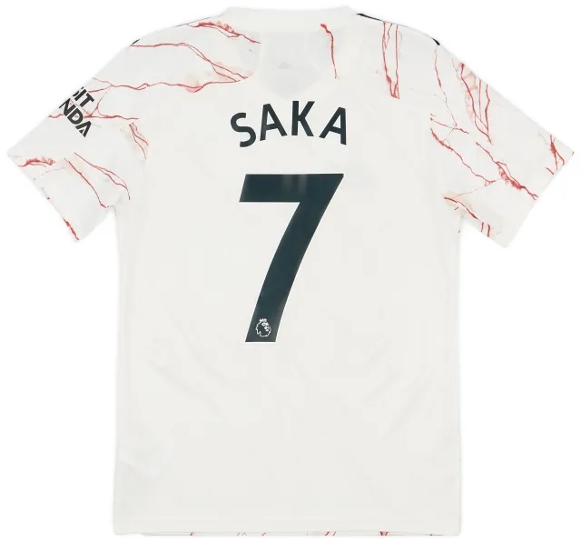 2020-21 Arsenal Away Shirt Saka #7 - 9/10 - (S)
