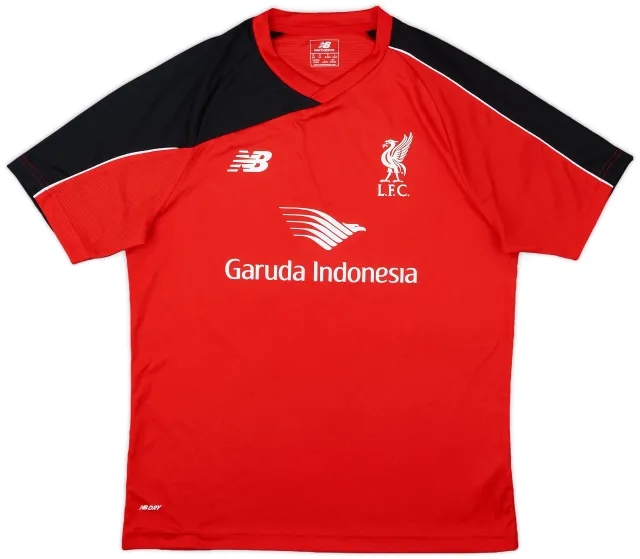 2015-16 Liverpool New Balance Training Shirt - 9/10 - (M)