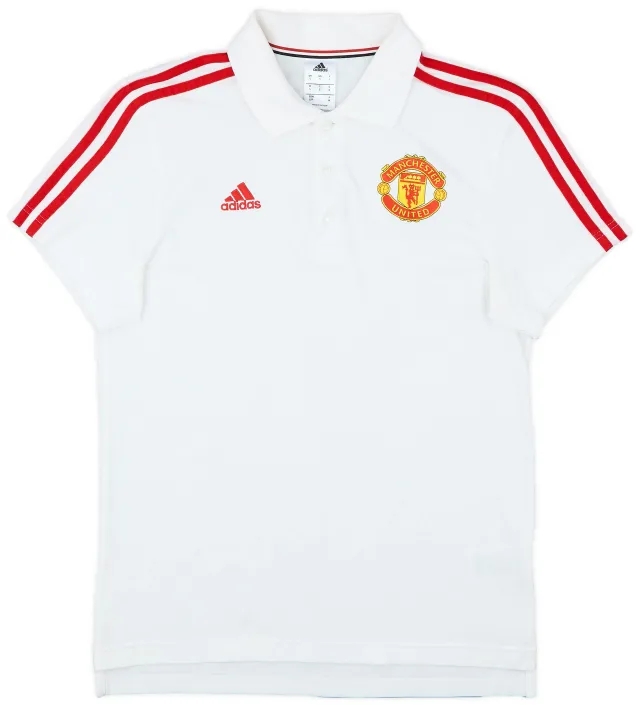 2015-16 Manchester United adidas Polo Shirt - 7/10 - (S)