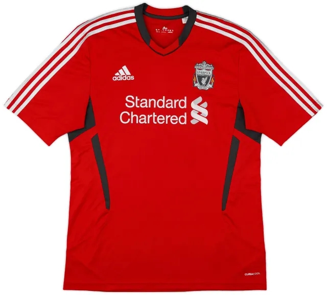 2011-12 Liverpool adidas Training Shirt - 9/10 - (L/XL)