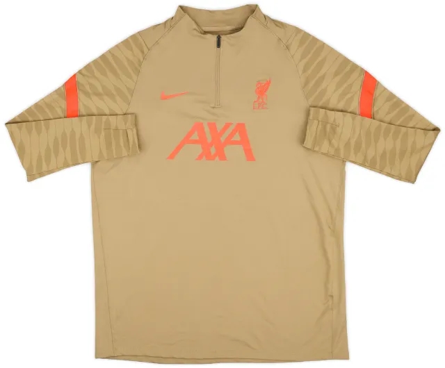 2021-22 Liverpool Nike 1/4 Zip Drill Top - 10/10 - (XL)