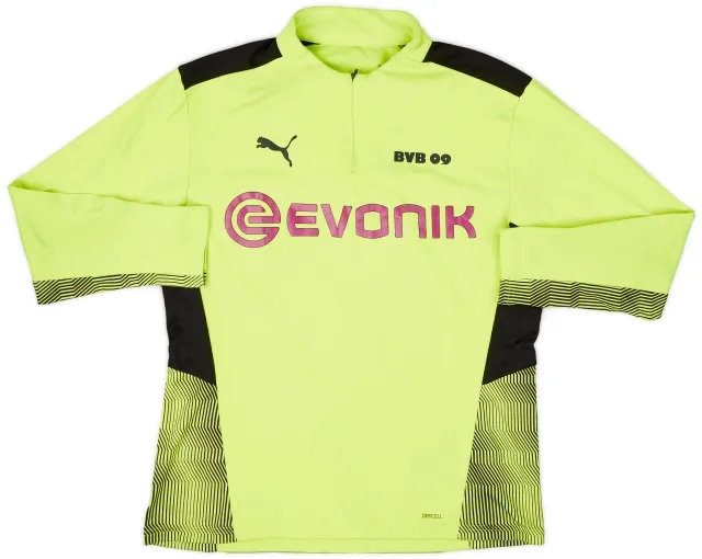 2021-22 Borussia Dortmund Puma 1/4 Zip Drill Top - 5/10 - (L)