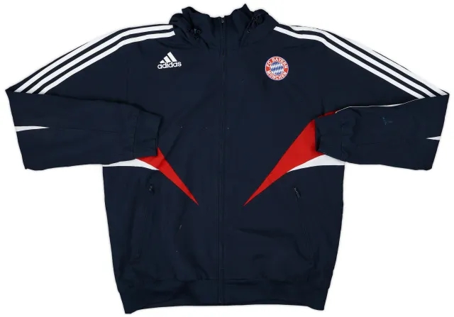 2008-09 Bayern Munich adidas Hooded Track Jacket - 5/10 - (L)