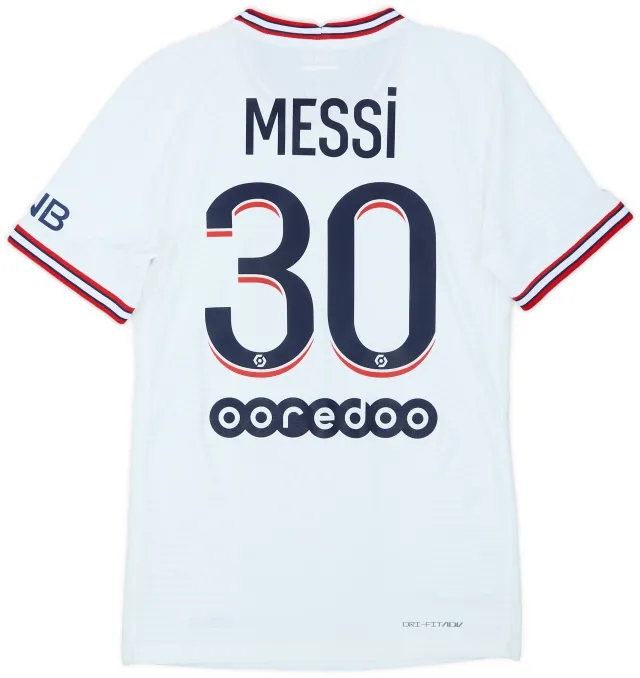 2021-22 Paris Saint-Germain Authentic Fourth Shirt Messi #30 - 10/10 - (XS)