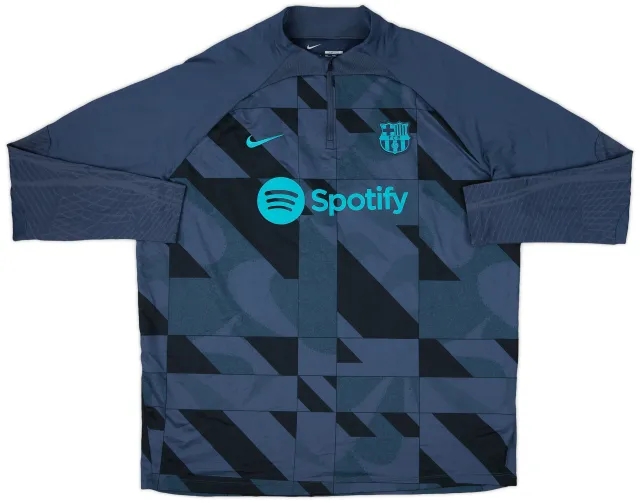 2023-24 Barcelona Nike 1/4 Zip Drill Top - 9/10 - (XXL)
