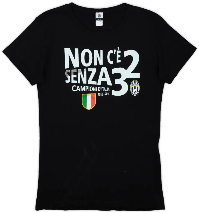2013-14 Juventus 'Campioni D'Italia' Graphic Tee - 8/10 - (S)