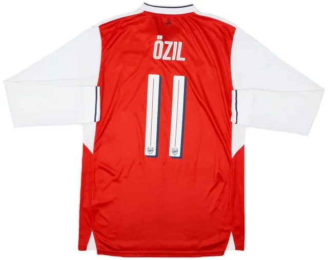 2016-17 Arsenal Home L/S Shirt Ozil #11 - 8/10 - (M)