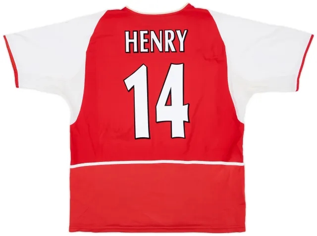 2002-04 Arsenal Home Shirt Henry #14 - 5/10 - (XL)