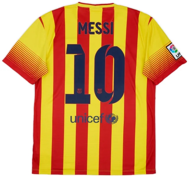 2013-15 Barcelona Away Shirt Messi #10 - 9/10 - (M)