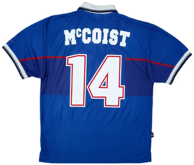1997-99 Rangers Home Shirt McCoist #14 - 6/10 - (M)